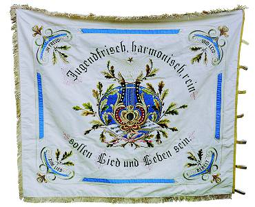 Fahne restaurieren - danach