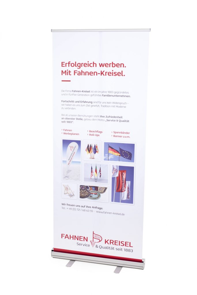 Individuell bedrucktes Roll-Up