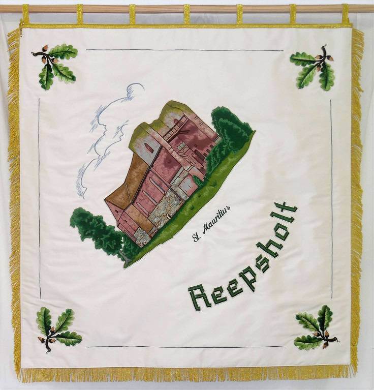 Gestickte Fahne für Schützenverein Reepshot Seite 2 von Fahnen-Kreisel