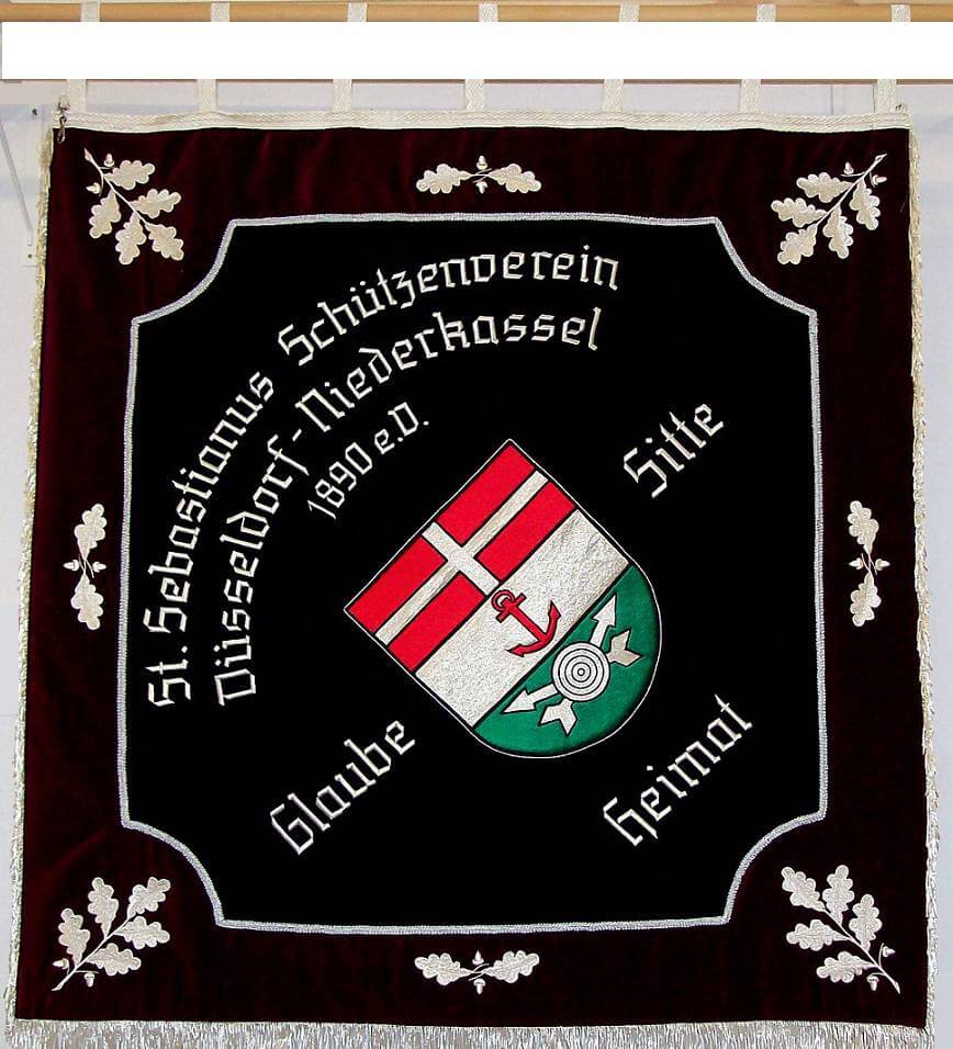 Gestickte Fahne für Sebastianus Schützenverein Seite 1 von Fahnen-Kreisel