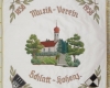 Gestickte Fahne für den Musikverein Schlatt-Hohenz - Vorderseite - von Fahnen-Kreisel