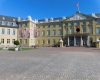 Outdoor Werbefahne - Gospelkirchentag Karlsruhe Schloss - Fahnen-Kreisel