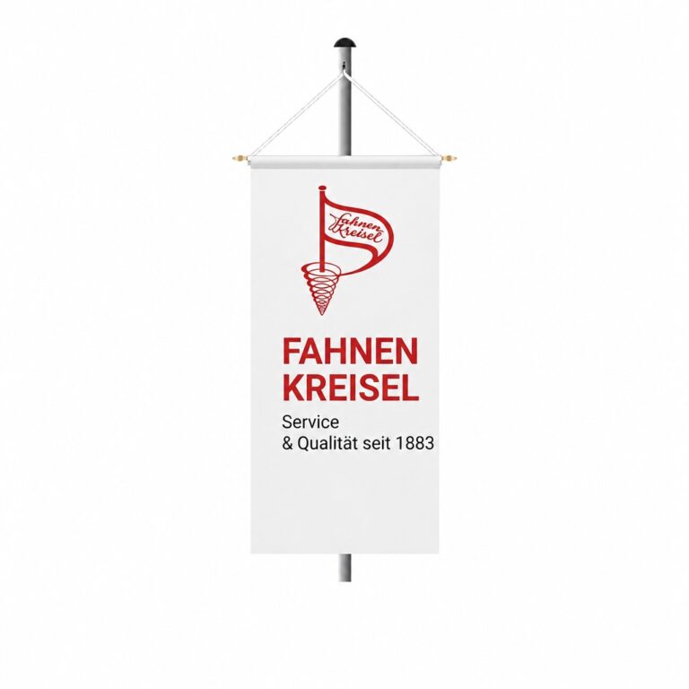 Bannerfahne mit Logo