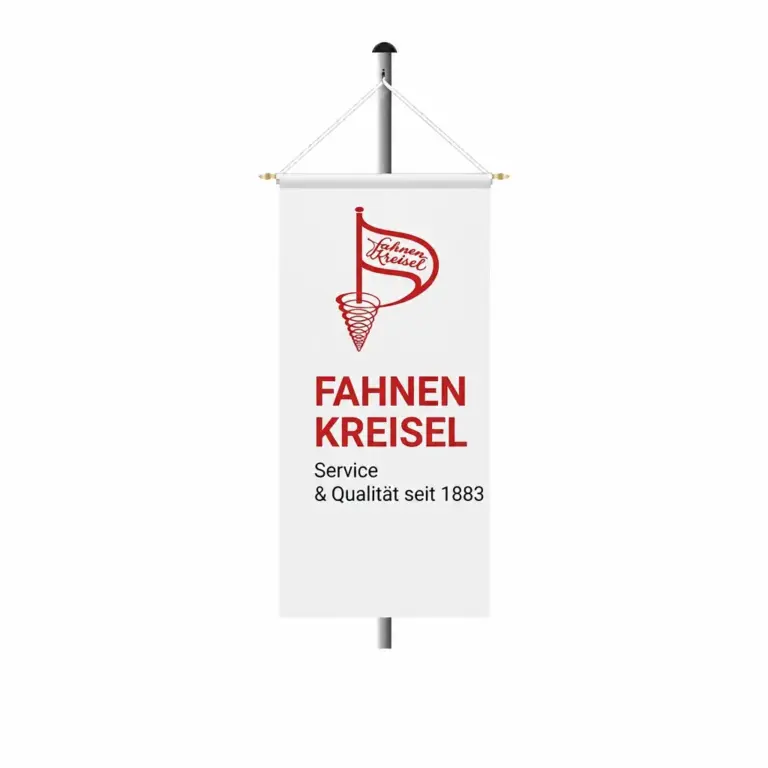 Bannerfahne mit Logo